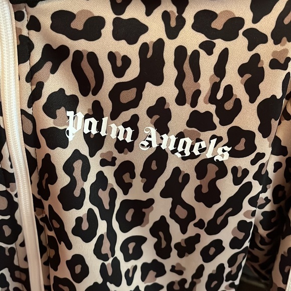 🐆AUTHENTIC PALM ANGELS ZIP-UP JACKET • LIKE NEW 🐆 Mens XS • UNISEX - Picture 3 of 6